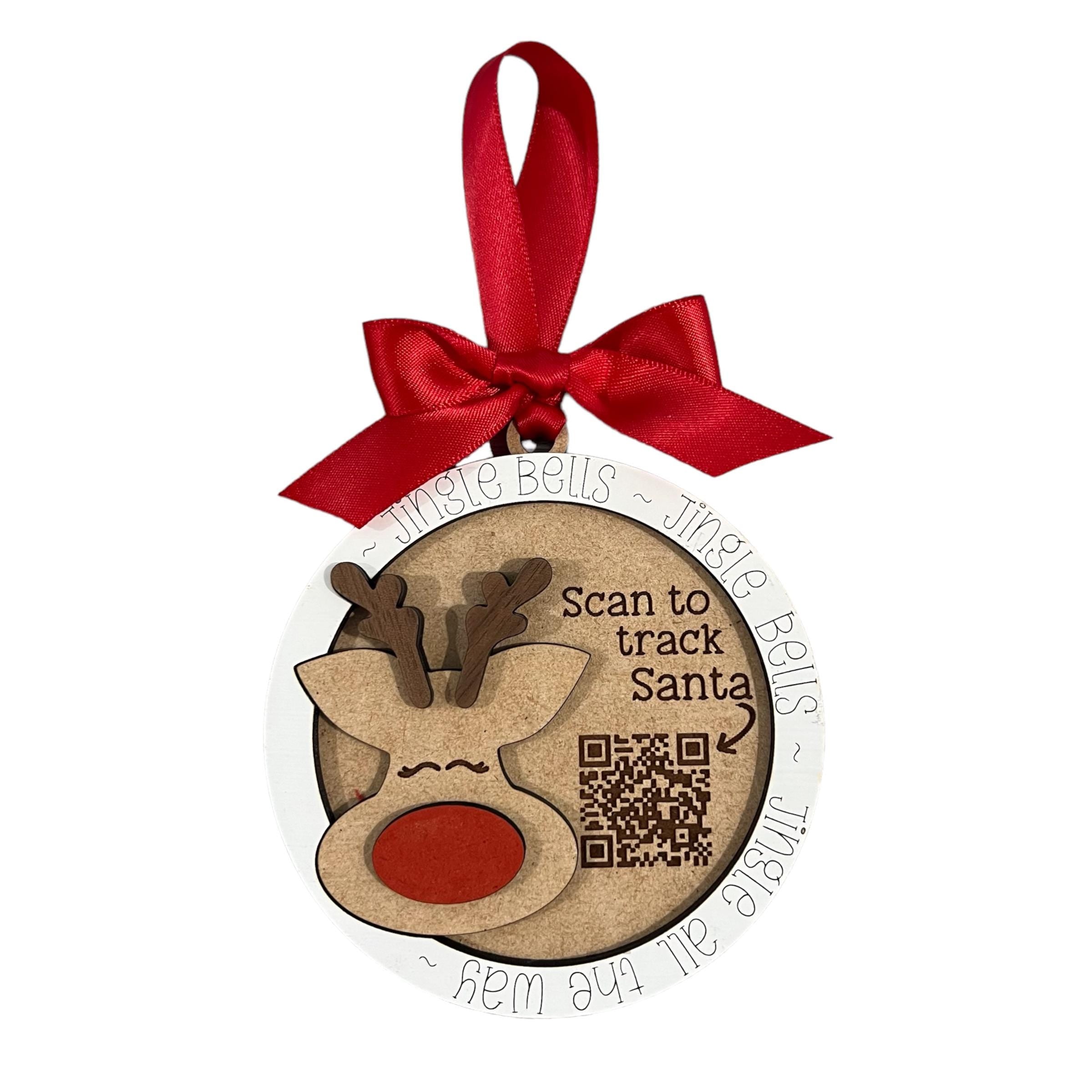 Santa Tracker Ornaments (Choose One)