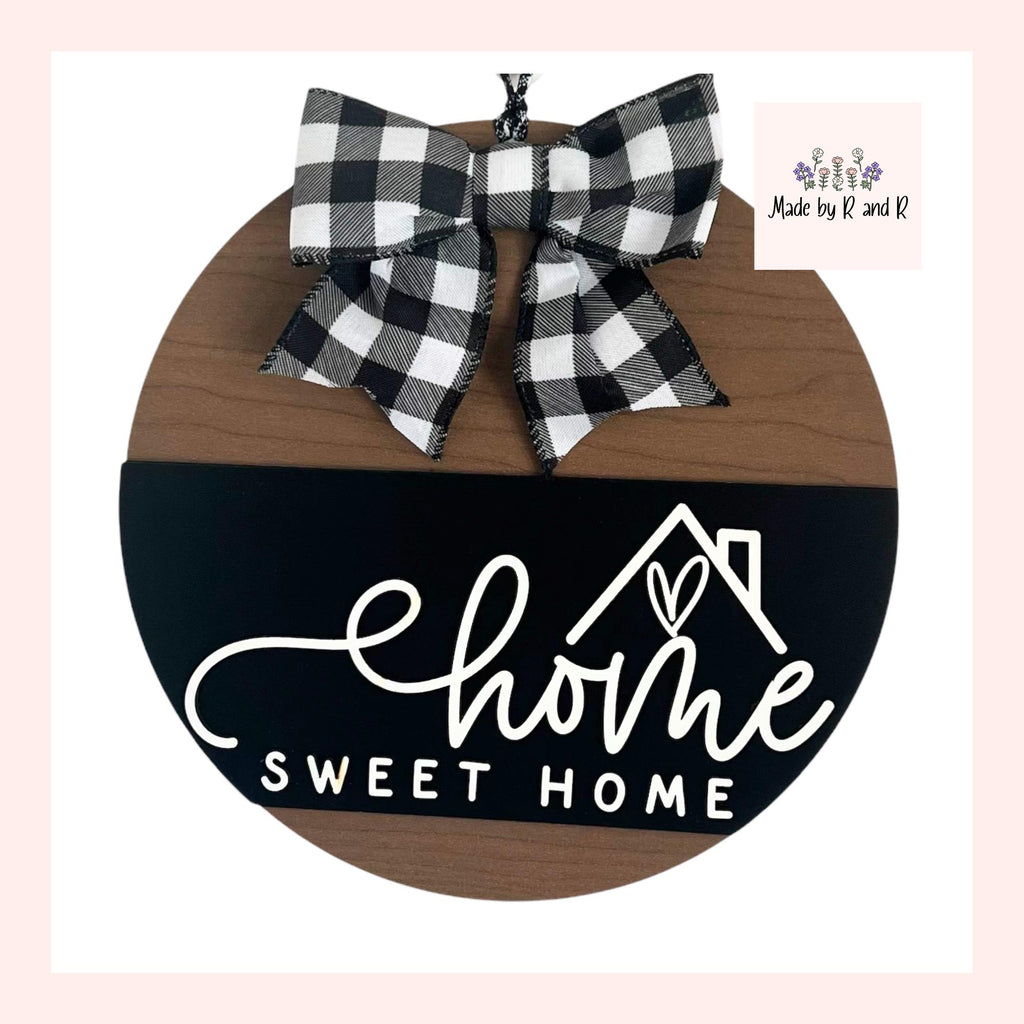 Home Sweet Home Wood Sign