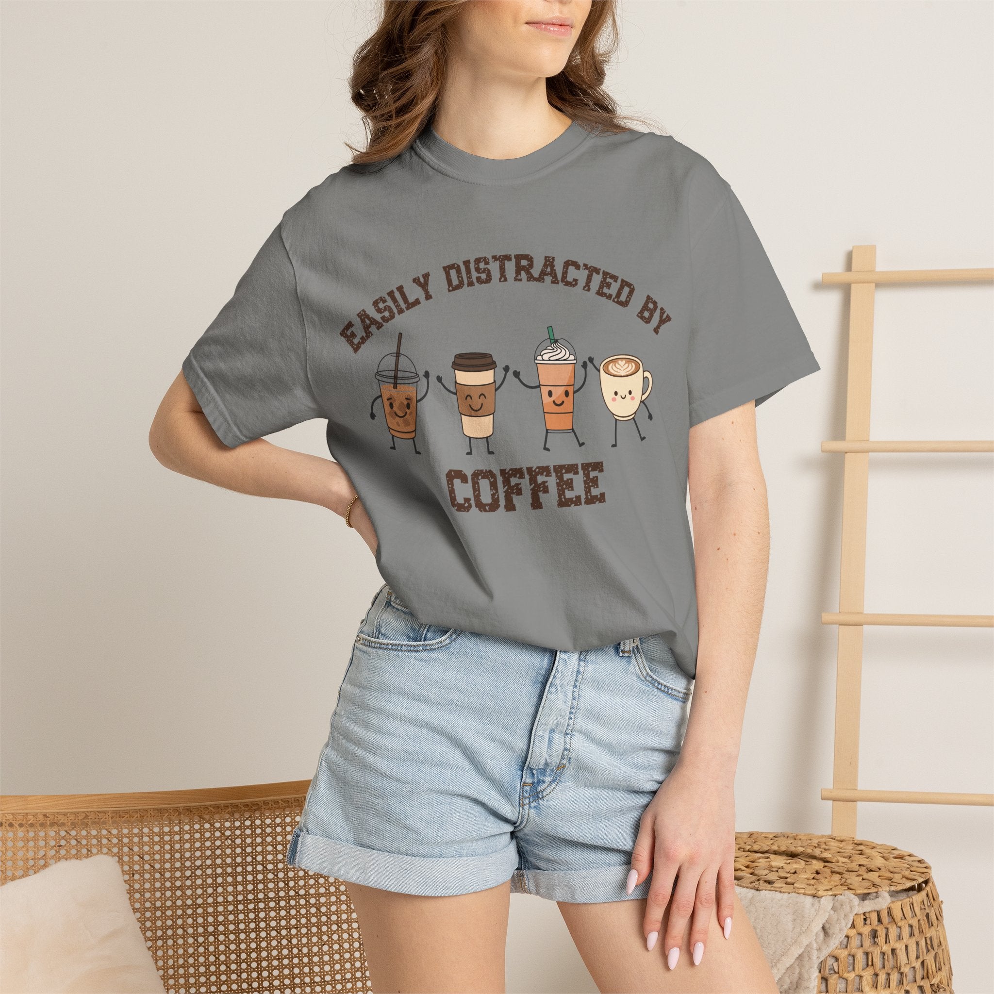 Easily Distracted By Coffee T-Shirt