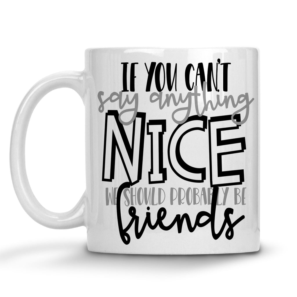 If You Can't Say Anything Nice Mug