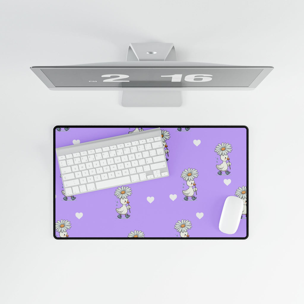 Purple Goose Desk Mats and Mouse pads, Office Decor, Birthday Gifts, Home Workspace