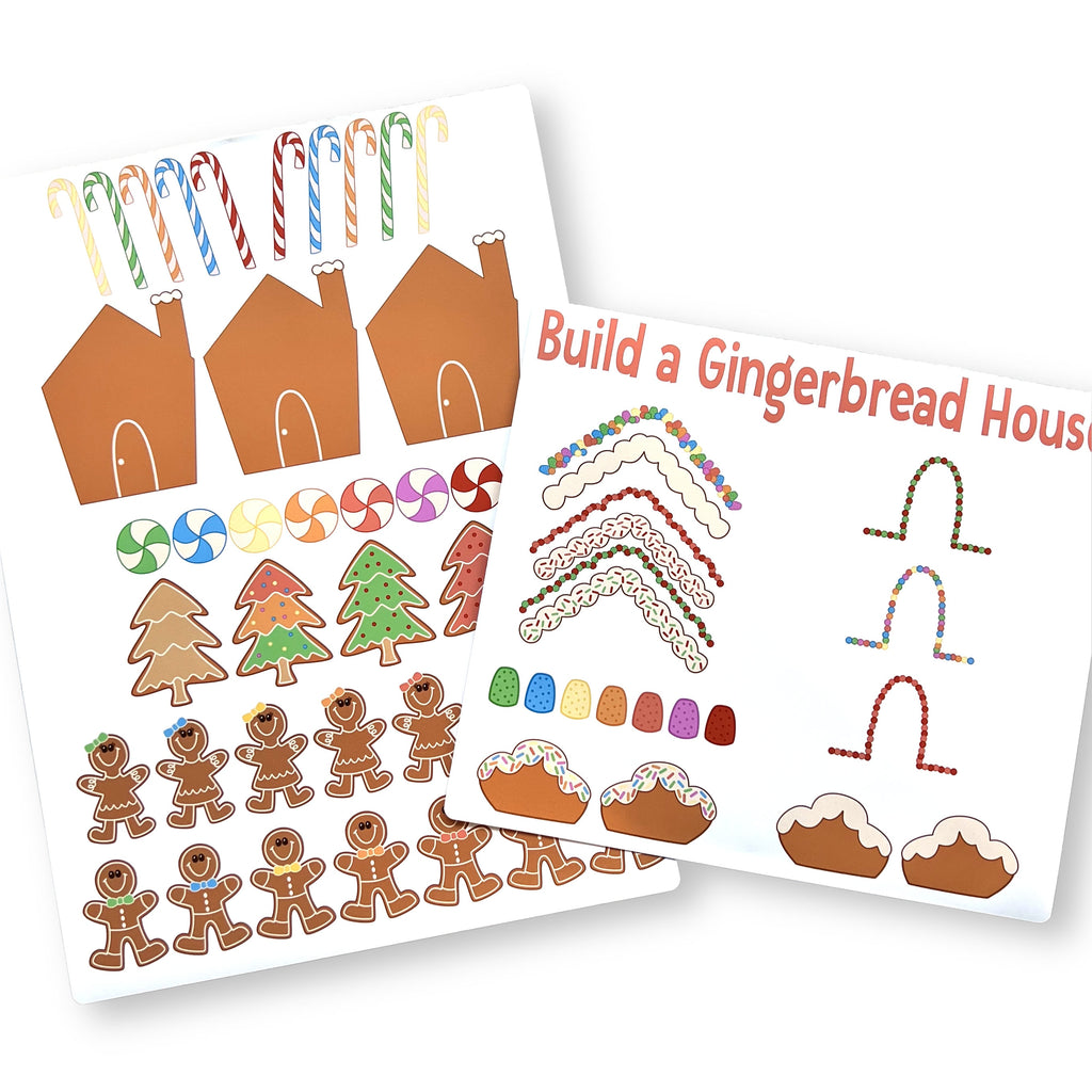 Build A Gingerbread House Sticker