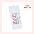 Why Do They Want Dinner Every Single Night Embroidered Kitchen Dish Towel