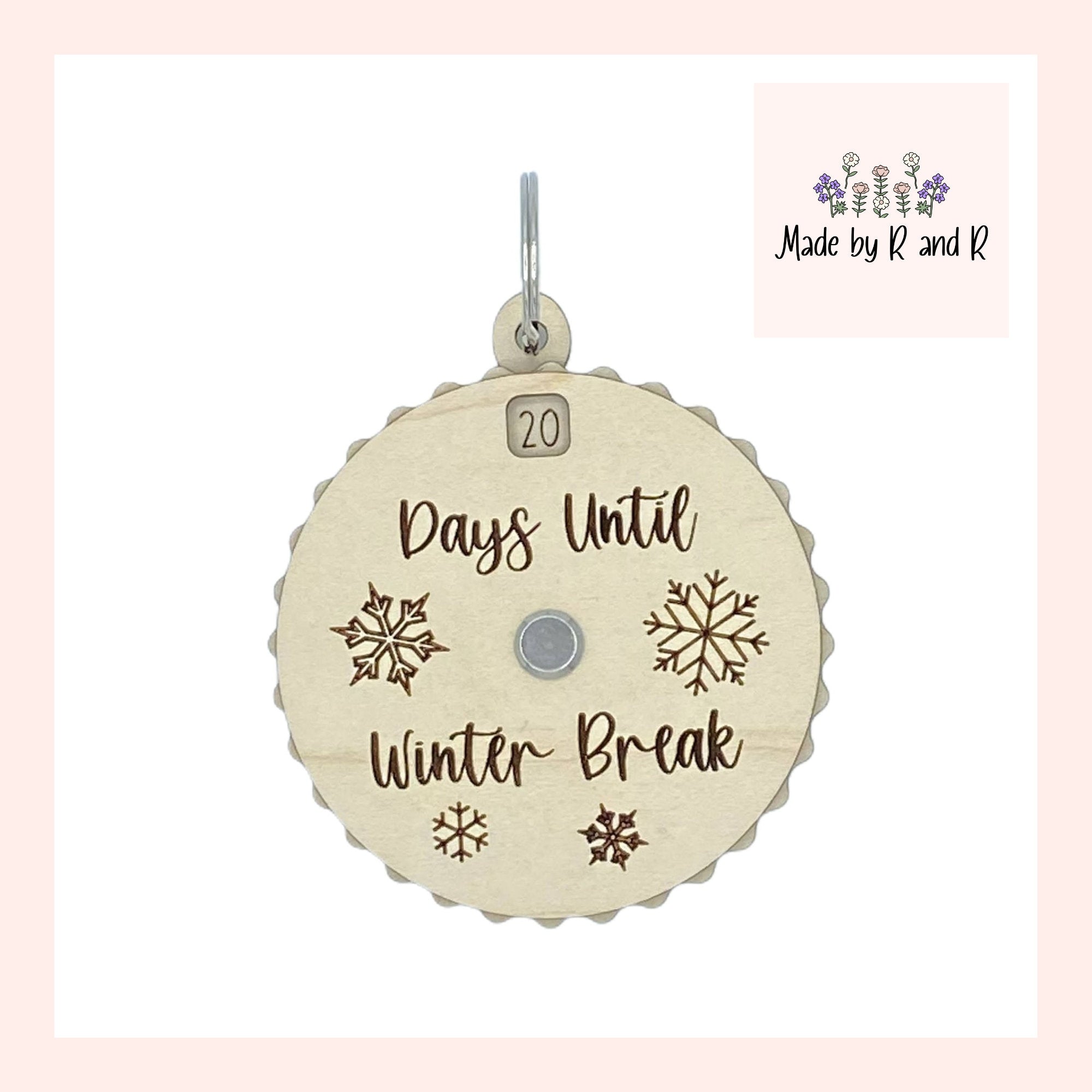 Days Until Winter Break 30 Day Countdown Spinner