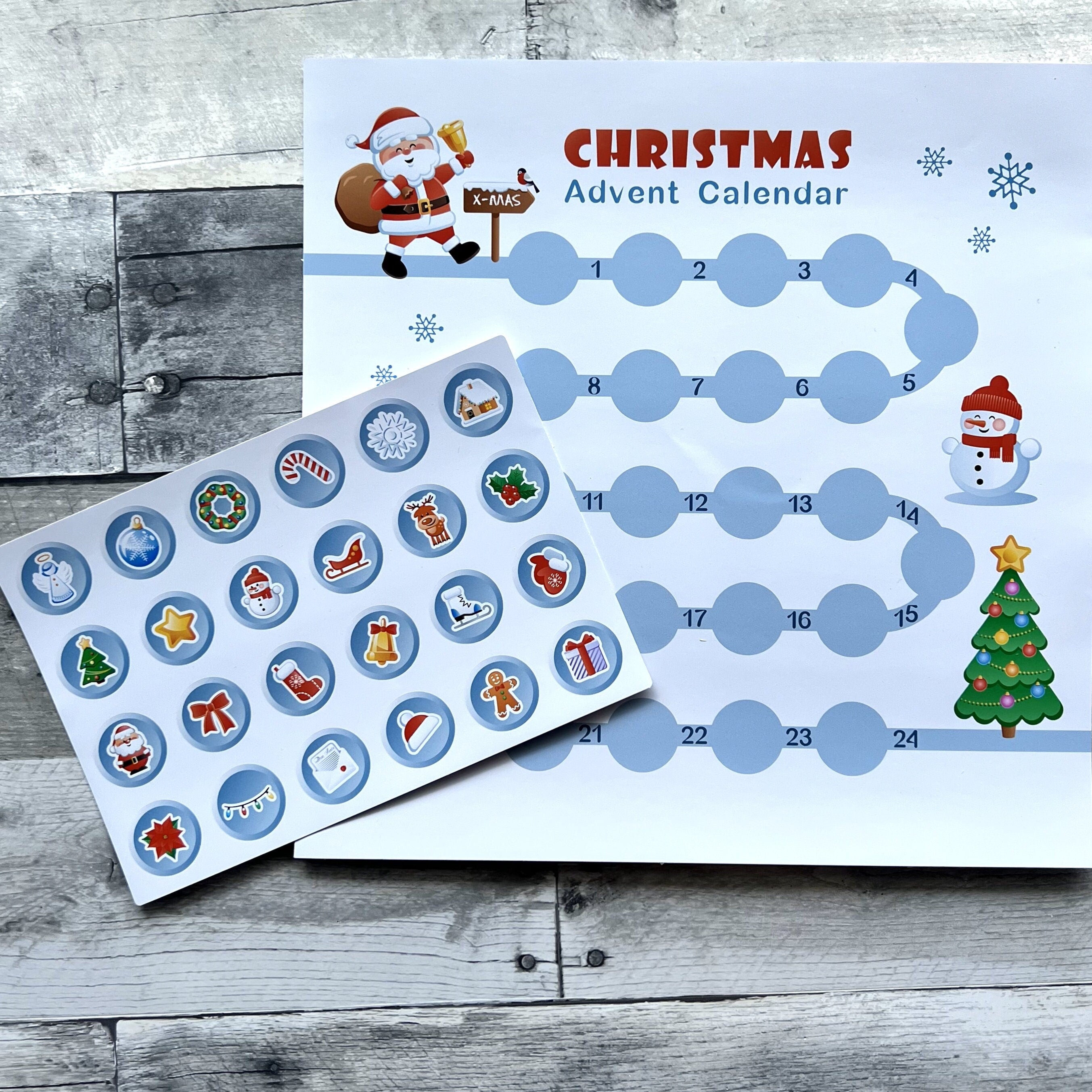 Christmas Advent Calendar Sticker
