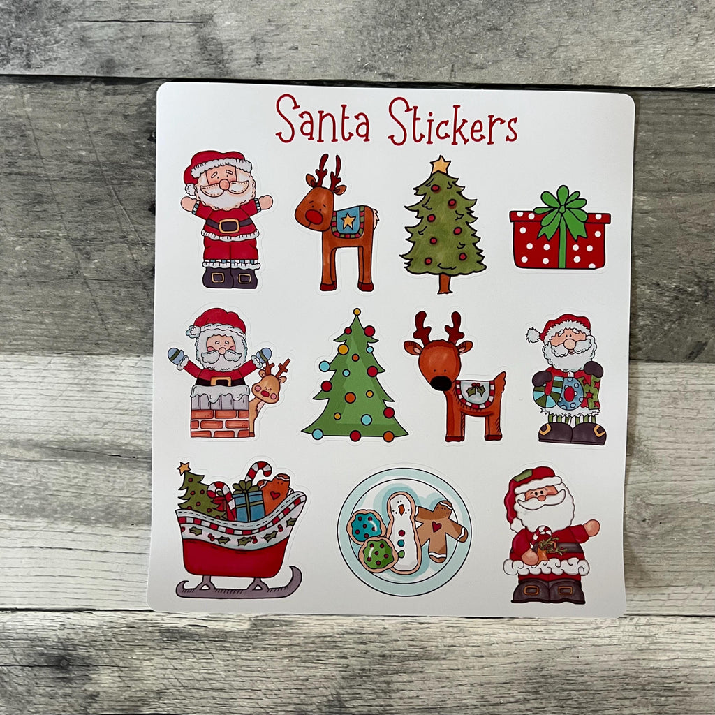 Santa Stickers