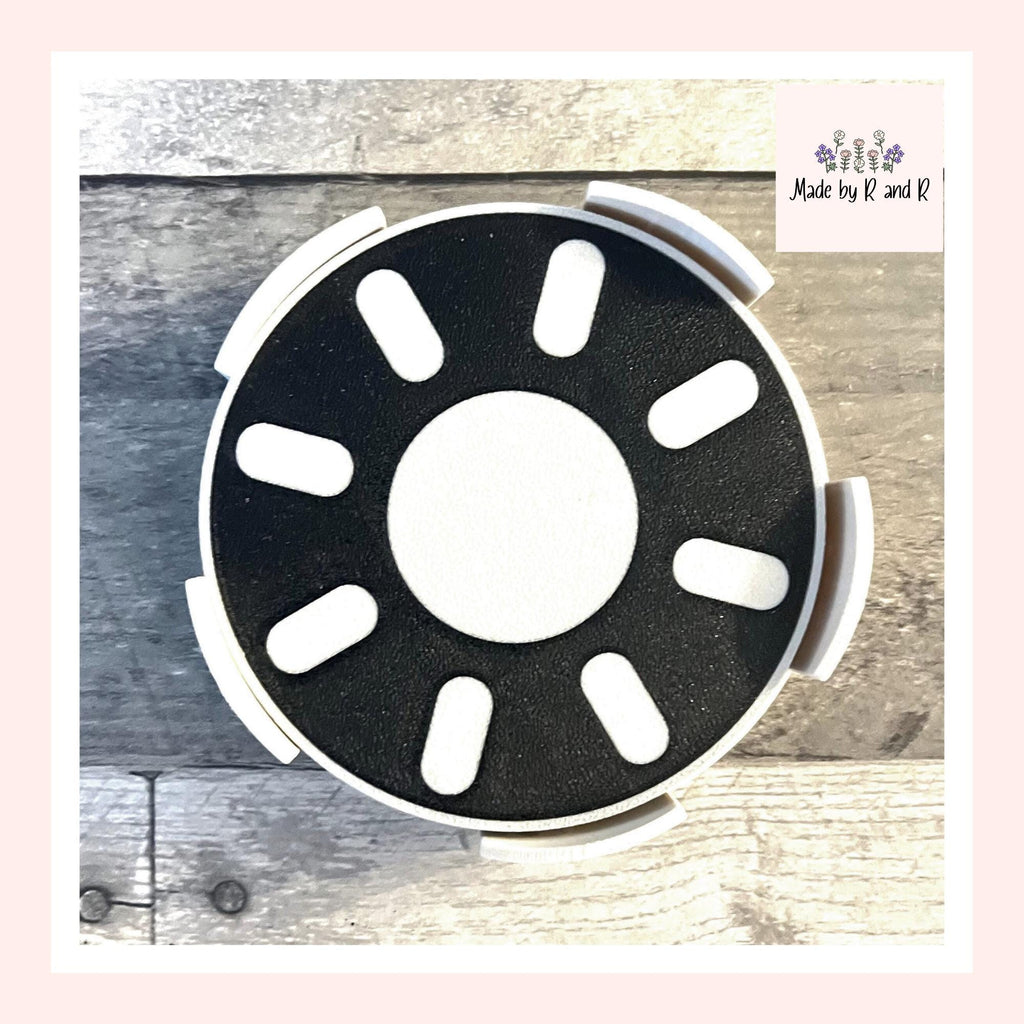 Season Coasters (set of 4) and Holder