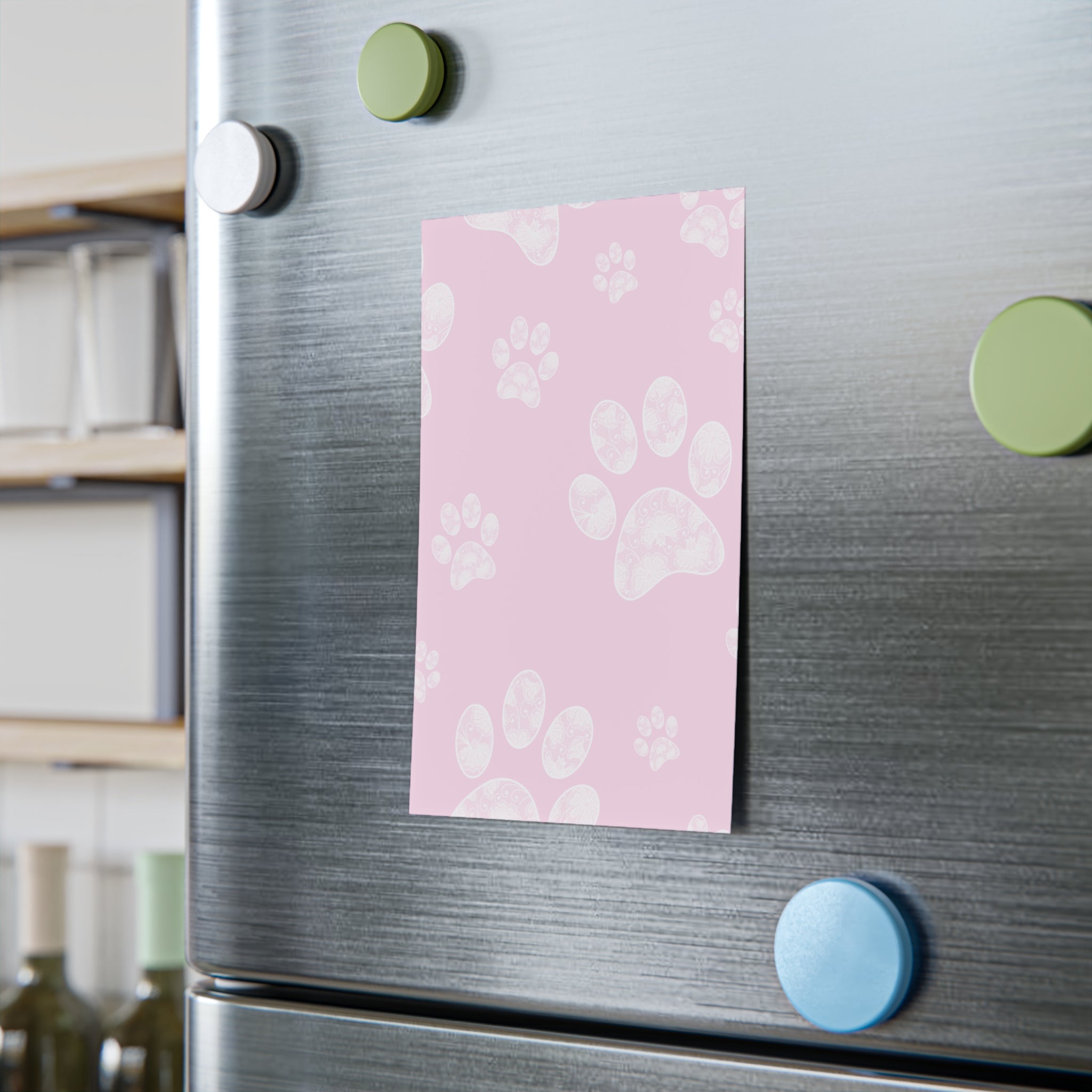 Pink Paw Print Post-It Note Pads, Dog Themed Sticky Notes, Puppy Memo Pads, Perfect for Dog Lovers