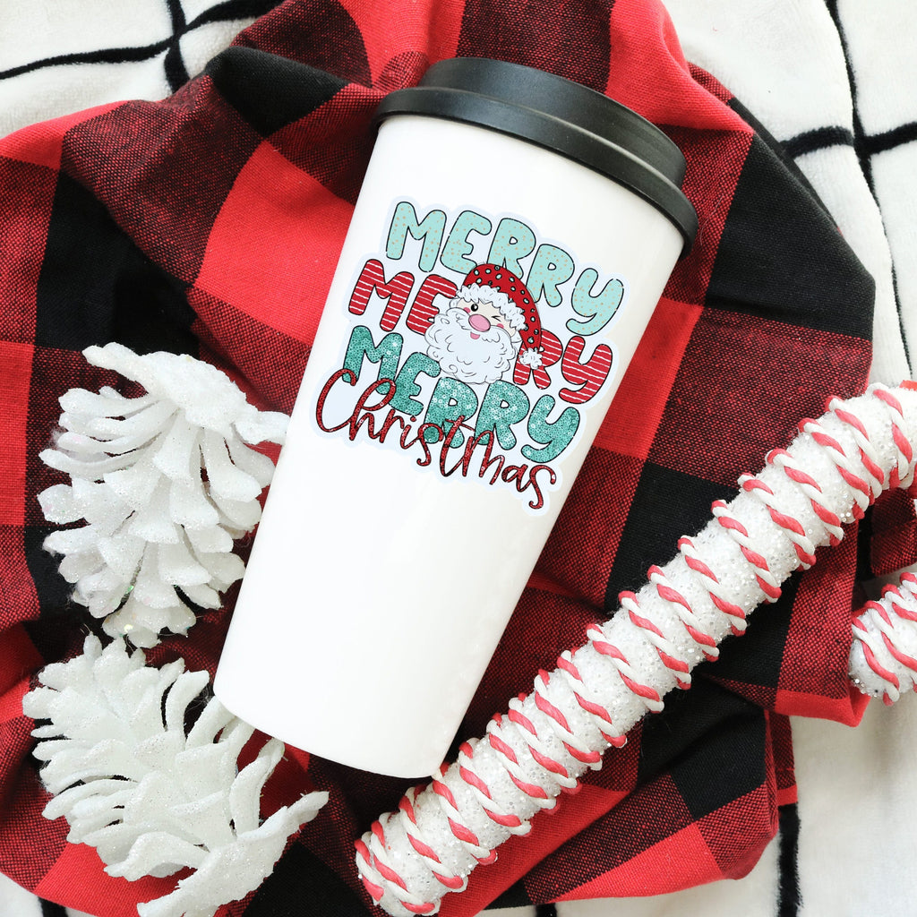 Merry Merry Merry Christmas Sticker