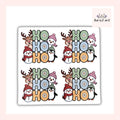 Ho Ho Ho Christmas Stickers (set of 4)