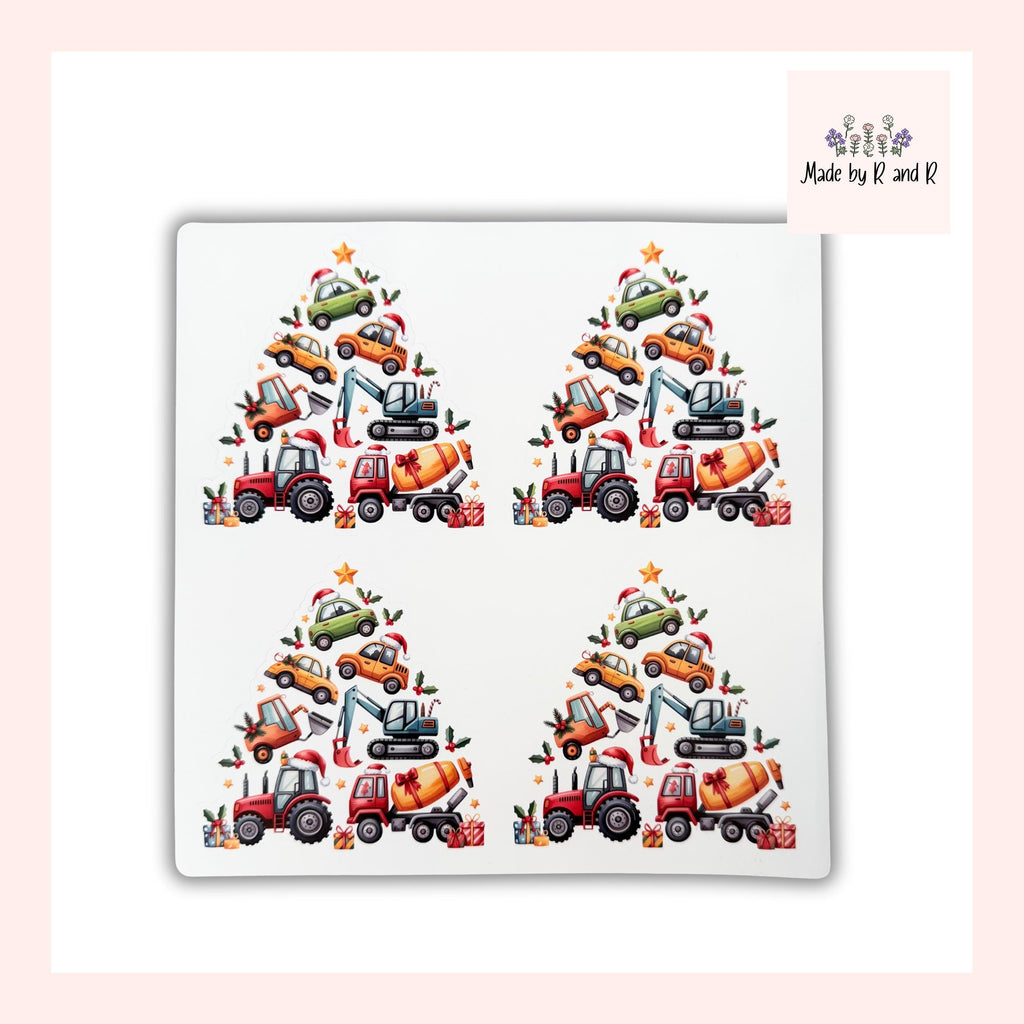 Vehicle Christmas Stickers (set of 4)