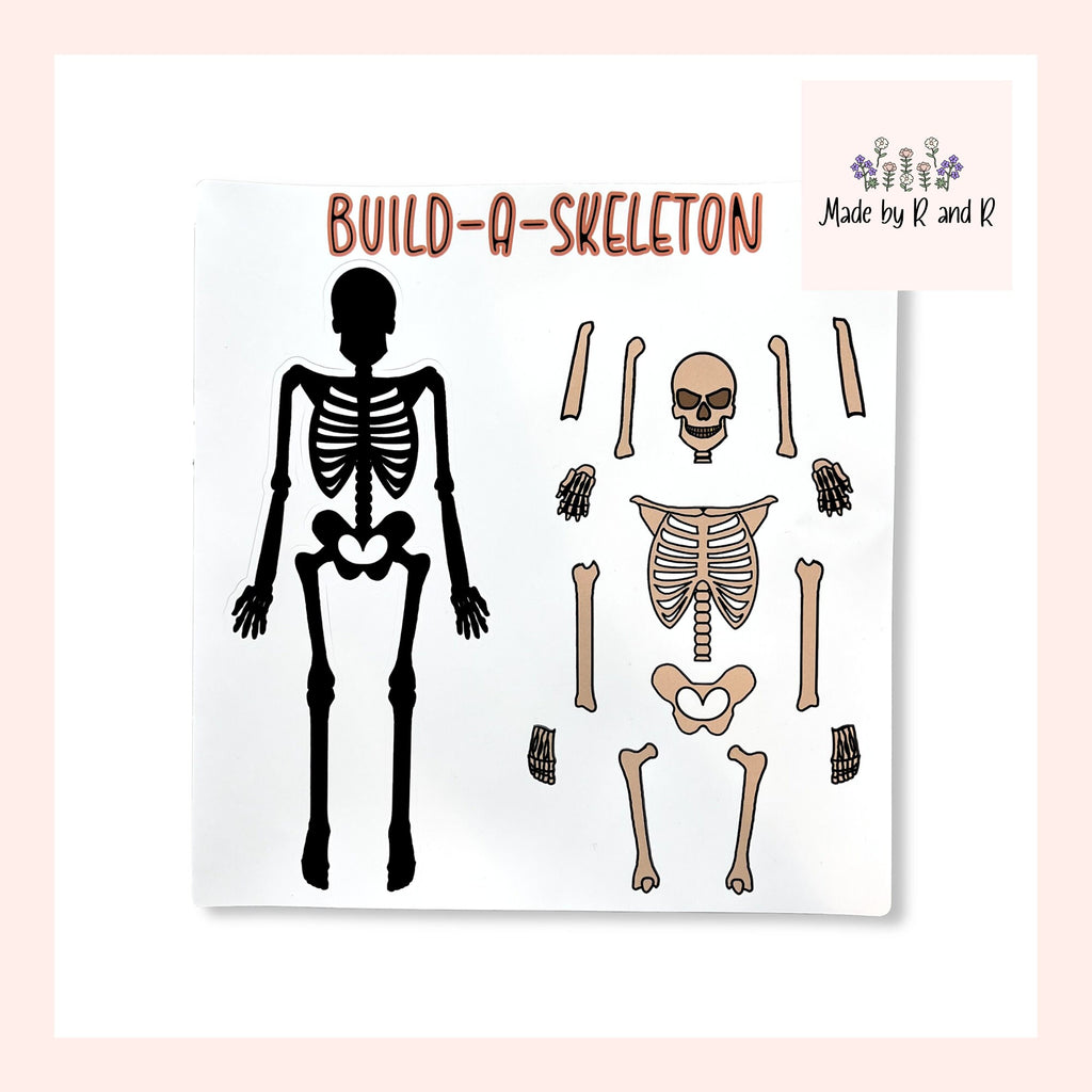 Build A Skeleton Sticker