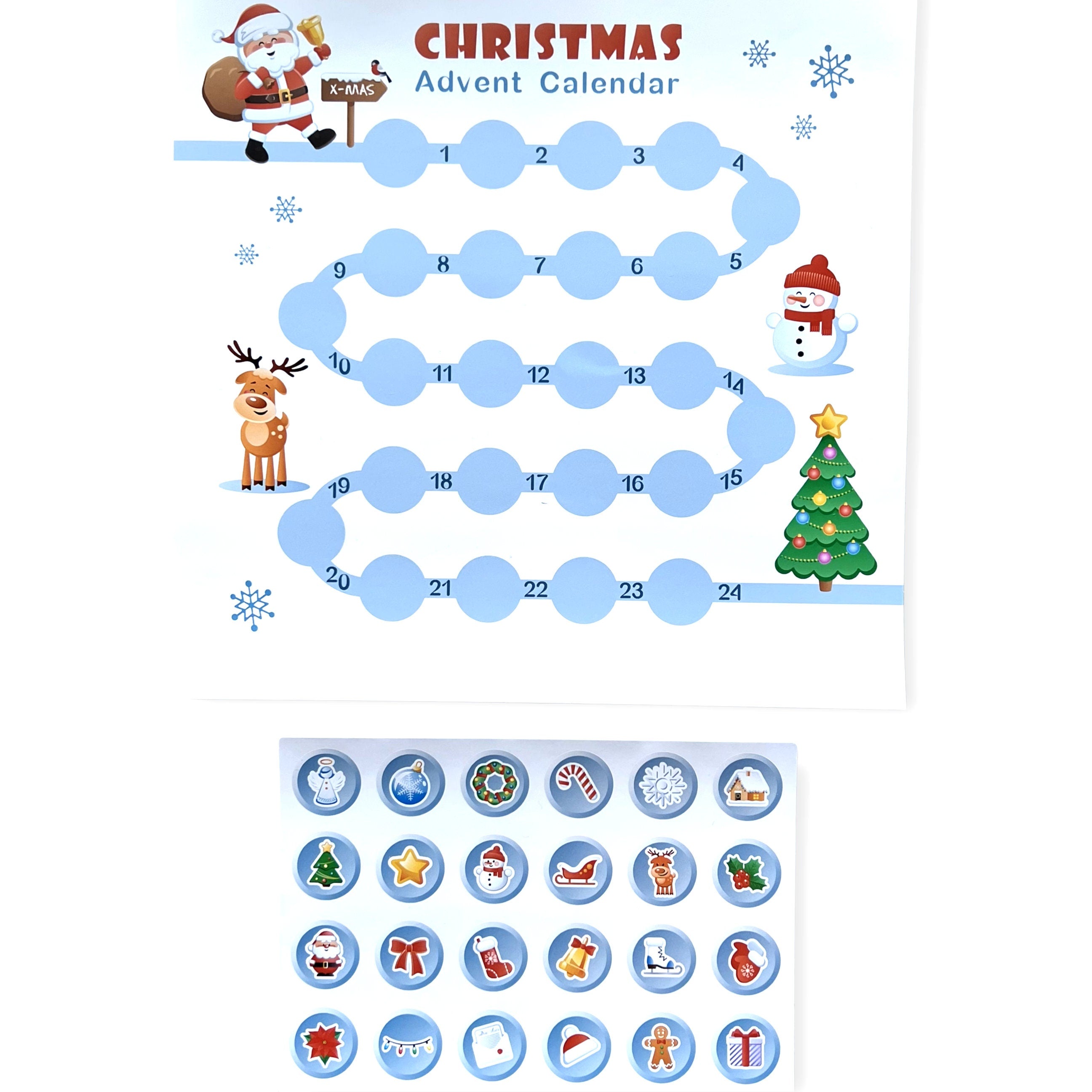 Christmas Advent Calendar Sticker