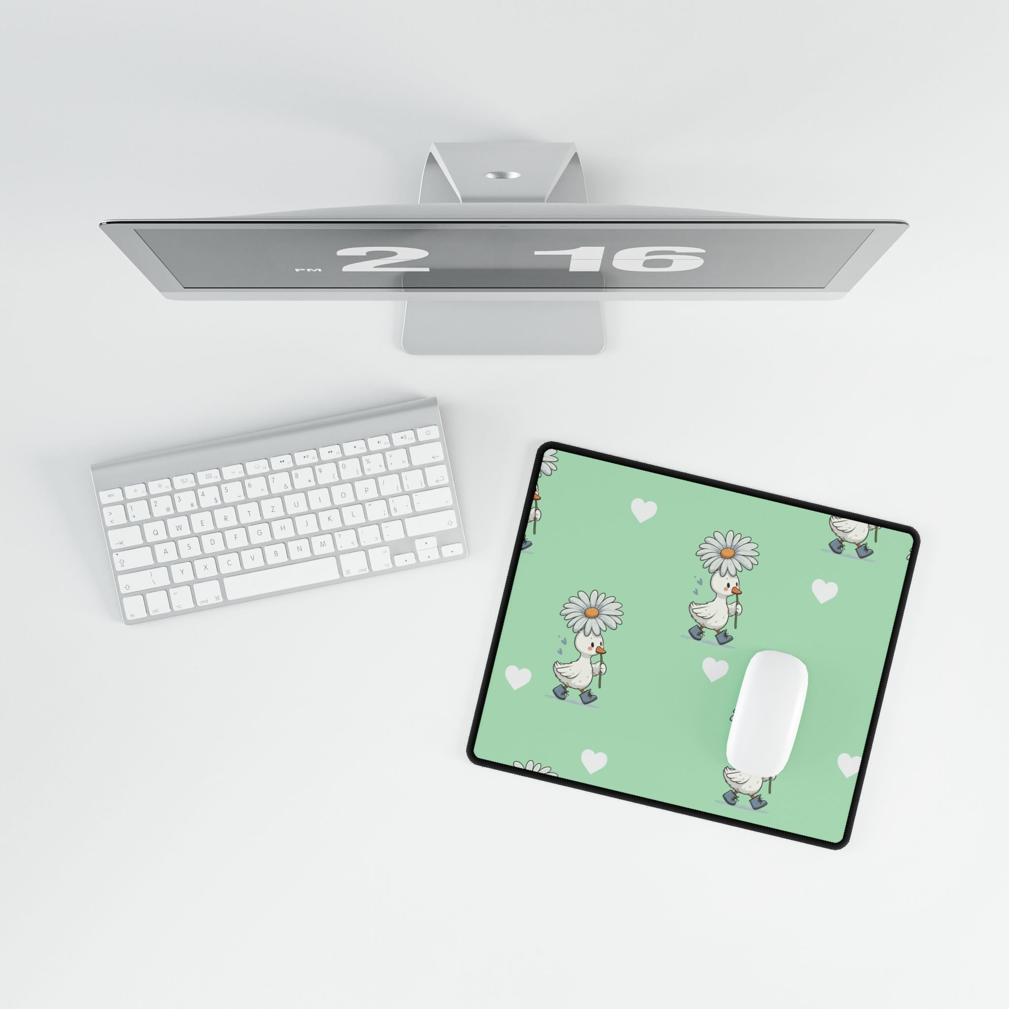 Green Goose Desk Mats and Mouse pads, Office Decor, Birthday Gifts, Home Workspace