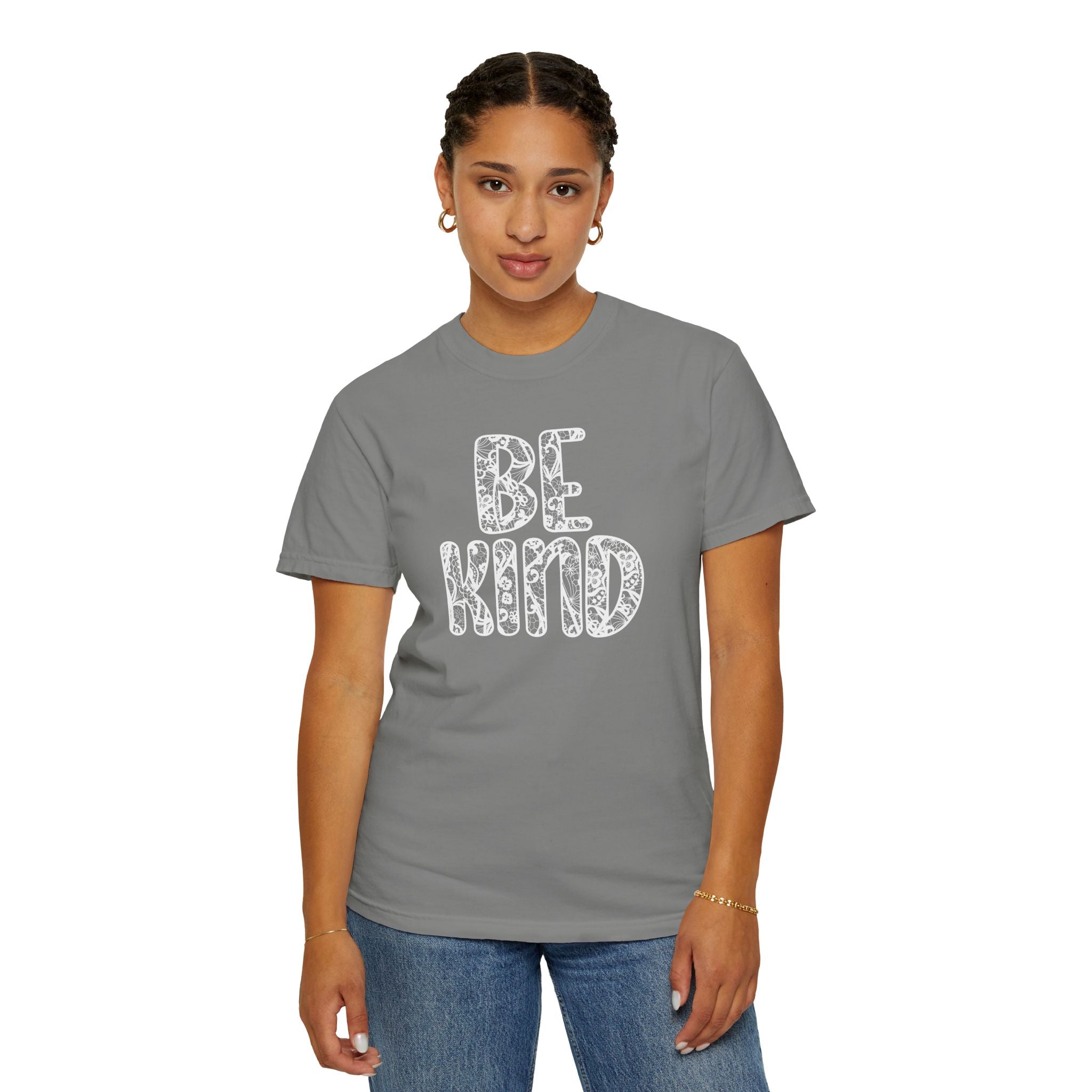 Lace Be Kind Shirt - Cute Be Kind Shirt, Compassion shirt, Casual Wear, Comfort Color shirt