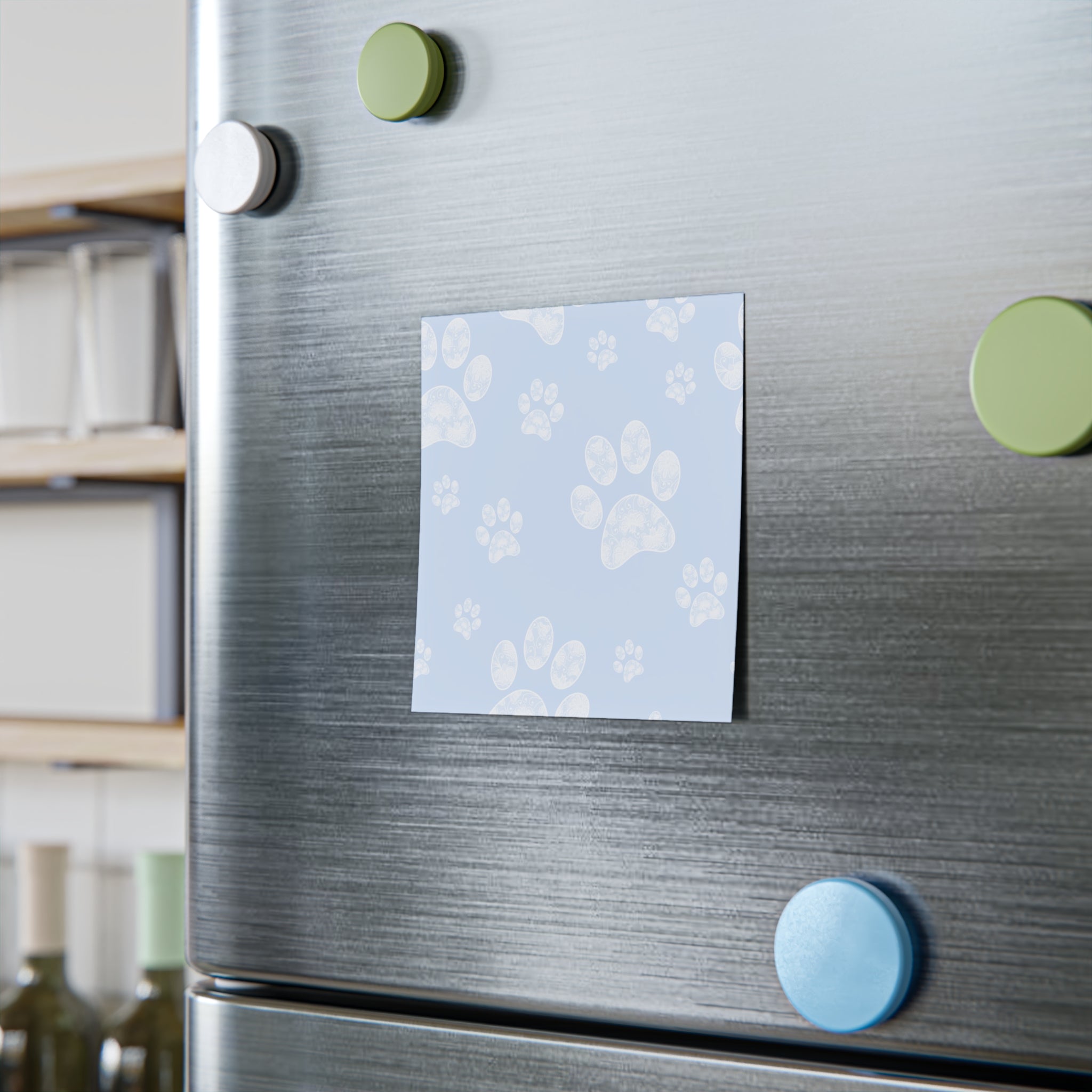 Blue Paw Print Post-It Note Pads, Dog Themed Sticky Notes, Puppy Memo Pads, Perfect for Dog Lovers