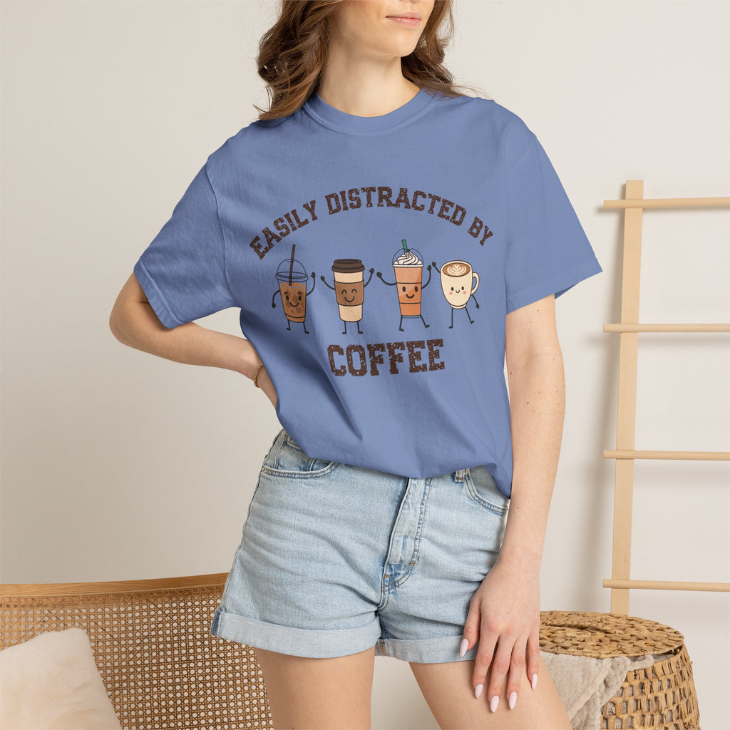 Easily Distracted By Coffee T-Shirt