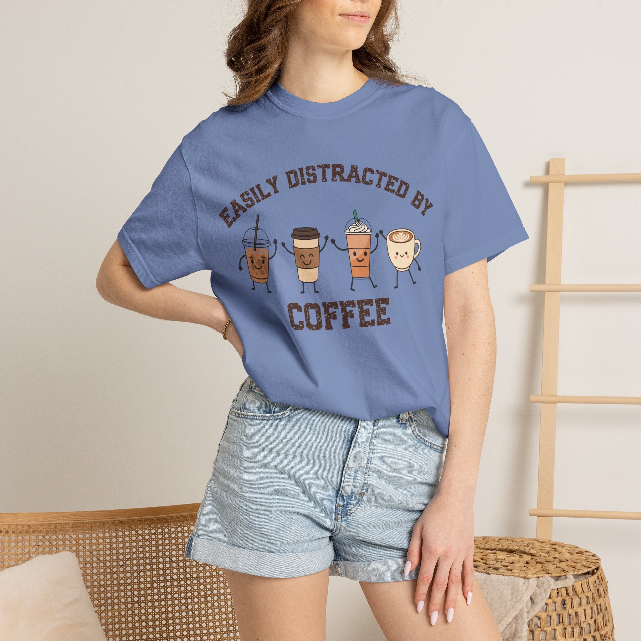 Easily Distracted By Coffee T-Shirt