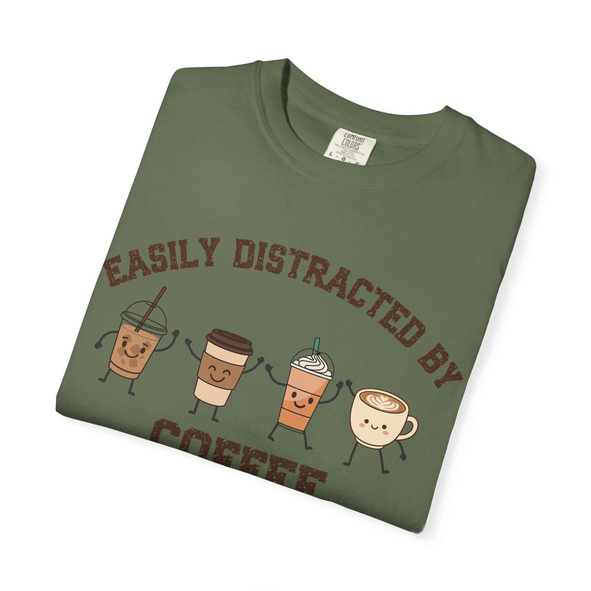 Easily Distracted By Coffee T-Shirt