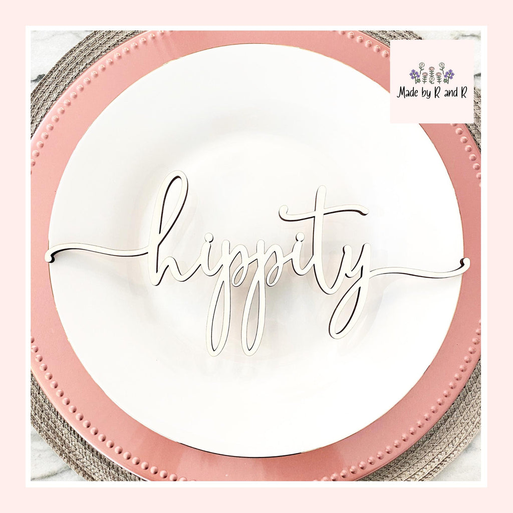 Easter Place Setting Wood Words (Set of 4)