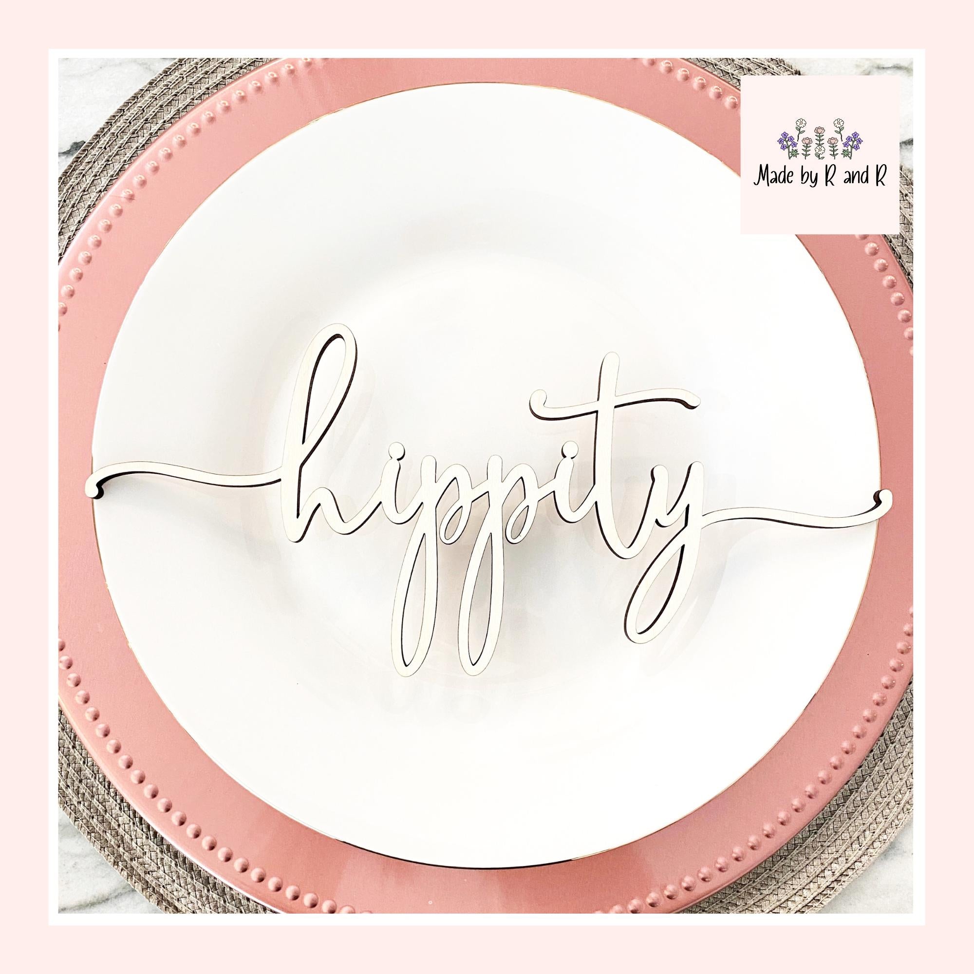 Easter Place Setting Wood Words (Set of 4)