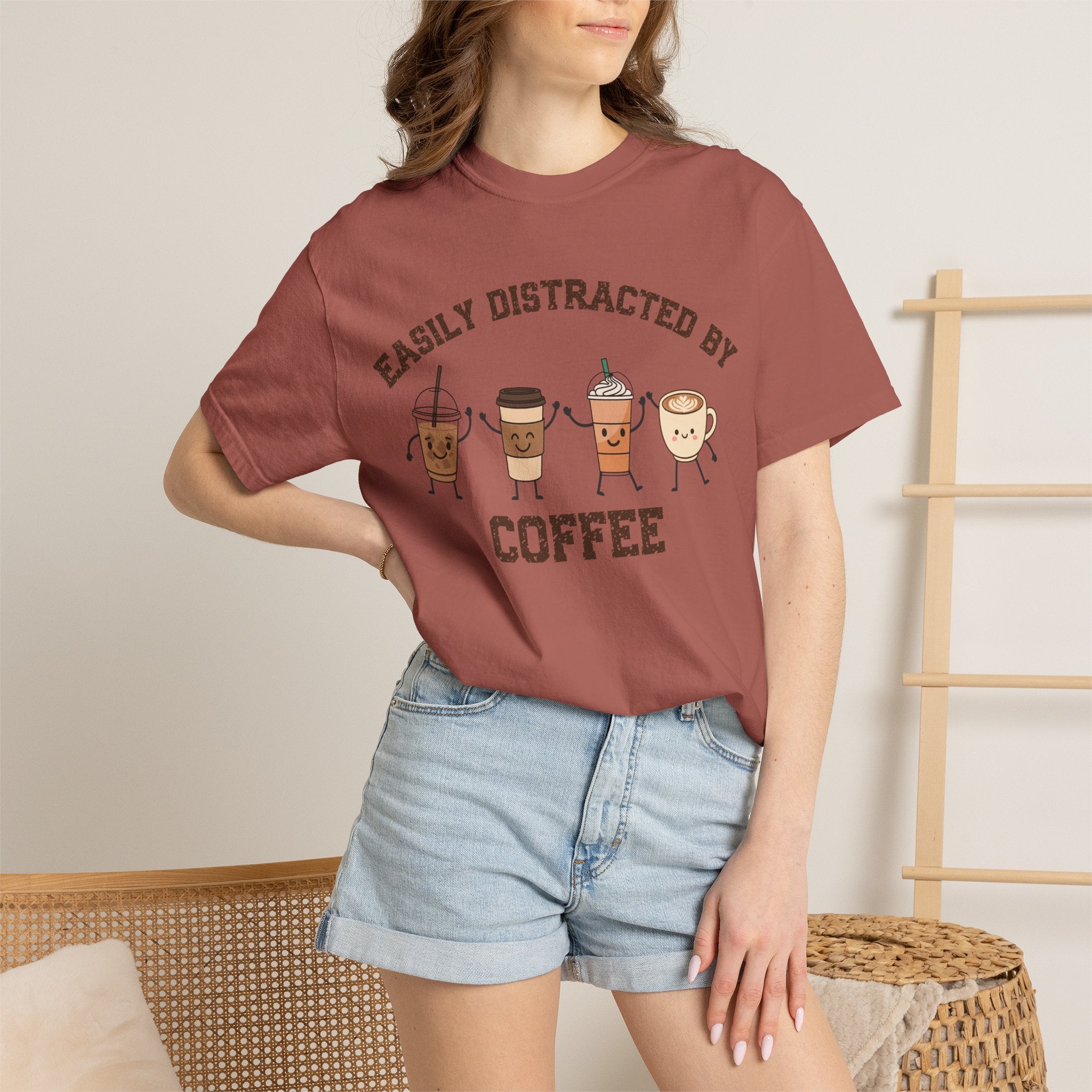 Easily Distracted By Coffee T-Shirt
