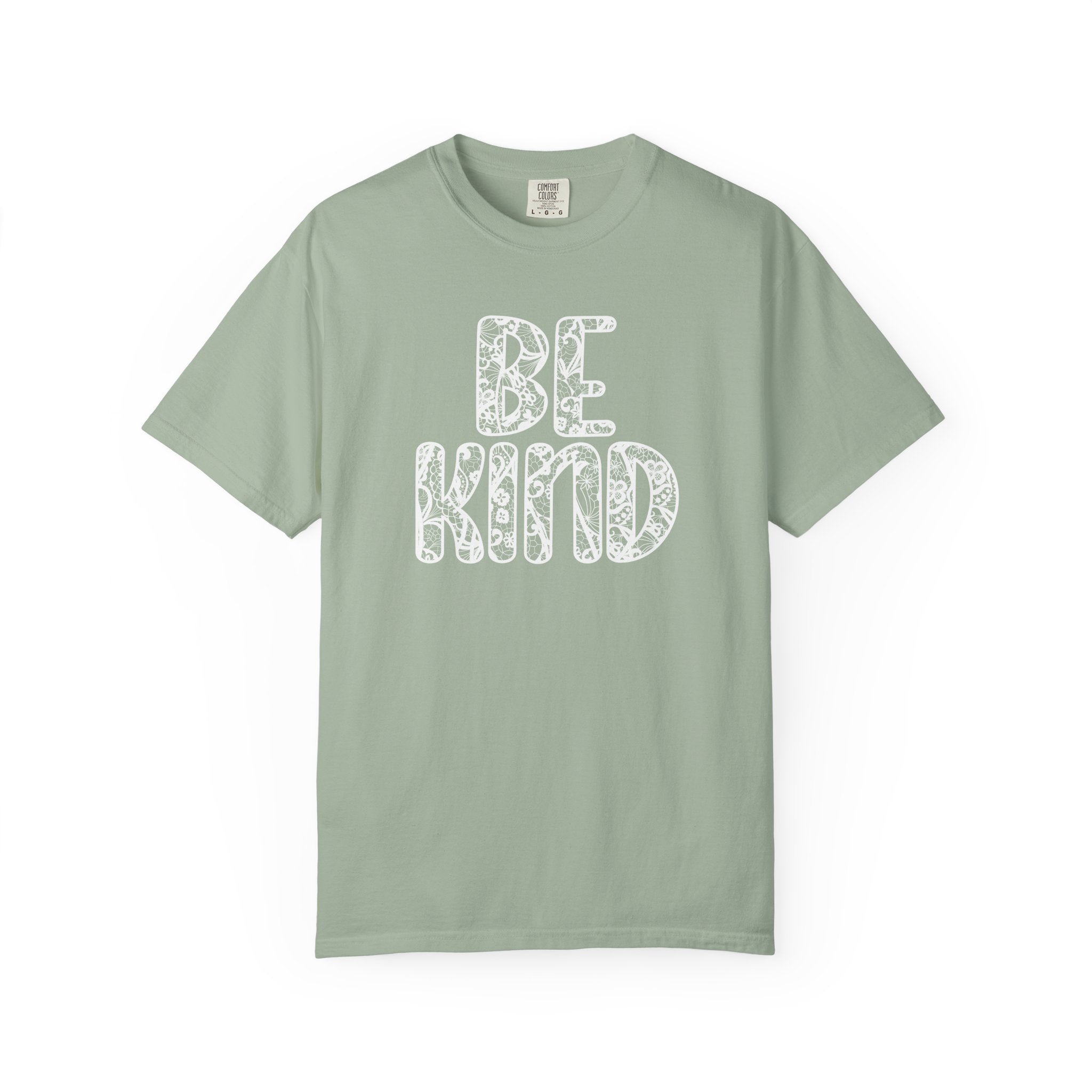 Lace Be Kind Shirt - Cute Be Kind Shirt, Compassion shirt, Casual Wear, Comfort Color shirt
