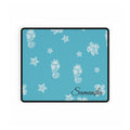 Blue Ocean Desk Mats and Mouse pads with Lace Seahorses and Turtles, Office Decor, Christmas Gifts, Home Workspace