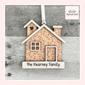 Personalized Family Name Gingerbread House Ornament