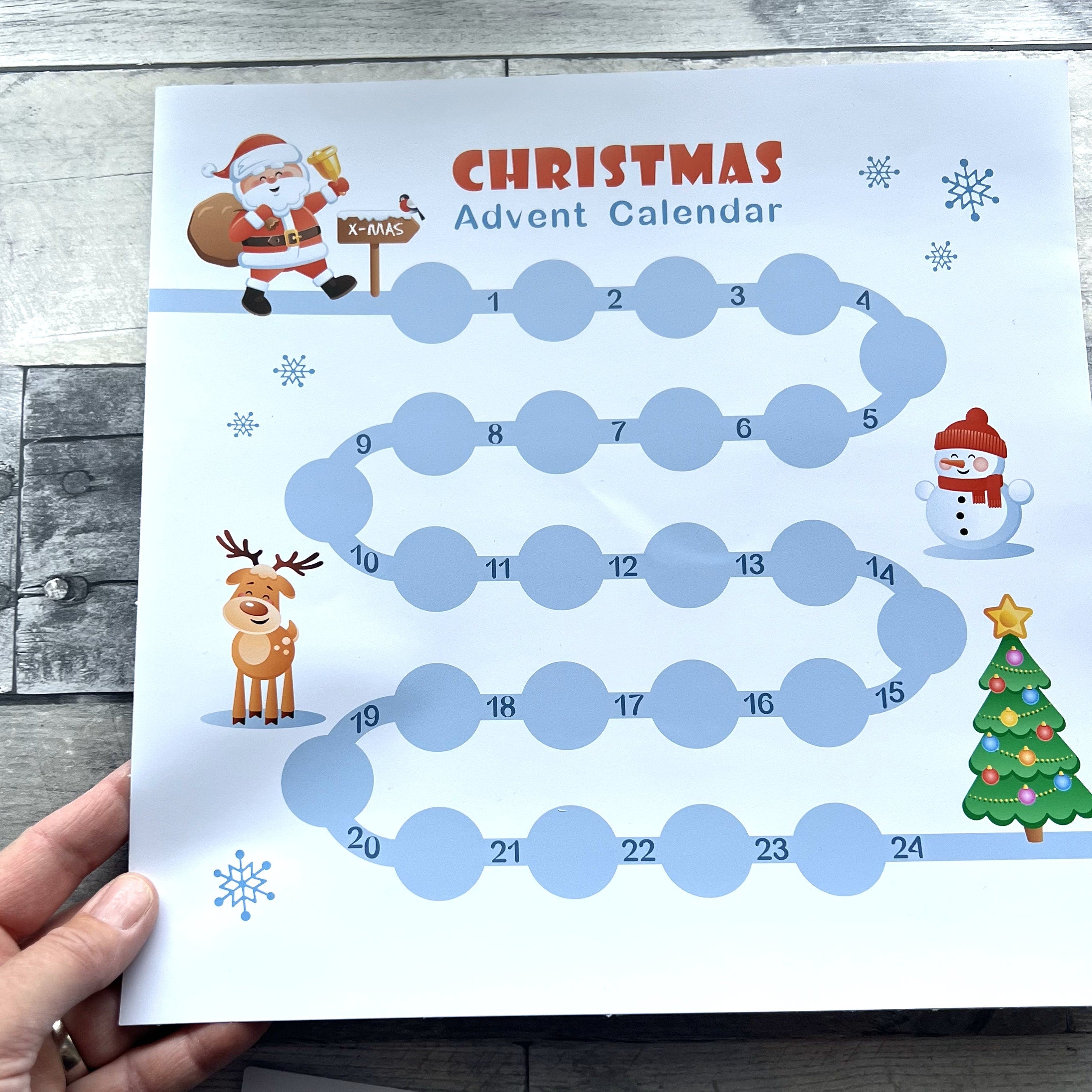 Christmas Advent Calendar Sticker