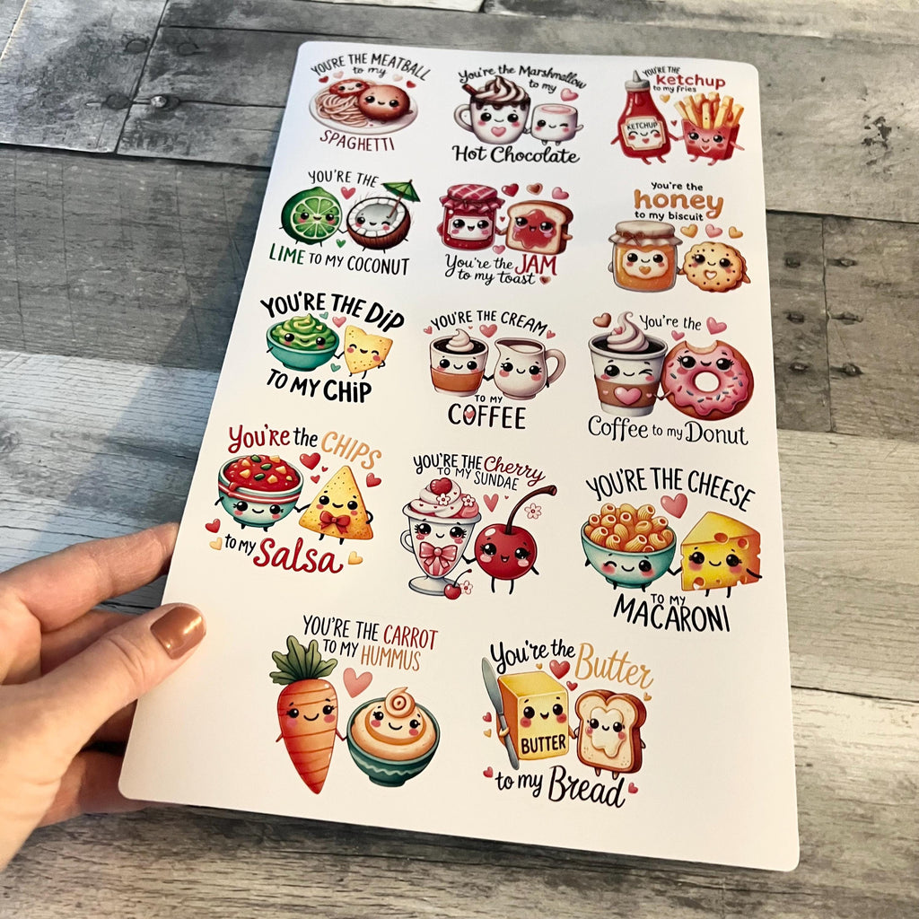 Funny Valentine Stickers (set of 14)
