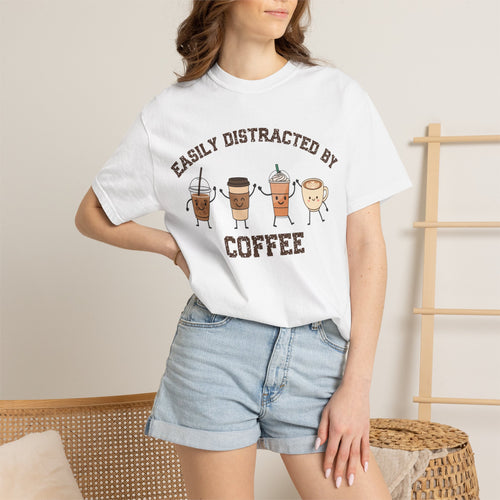 Easily Distracted By Coffee T-Shirt