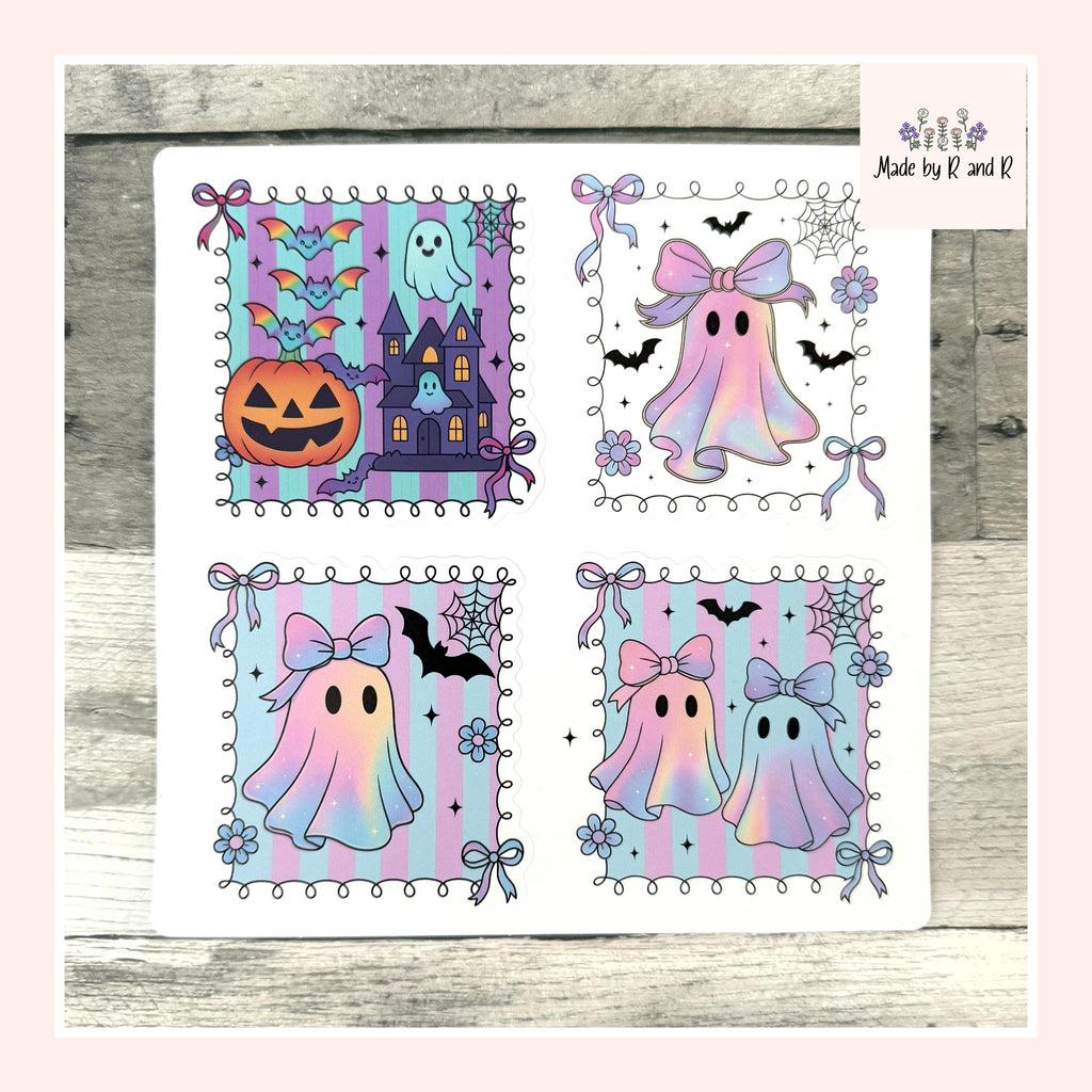 Pastel Halloween Sticker Sheet