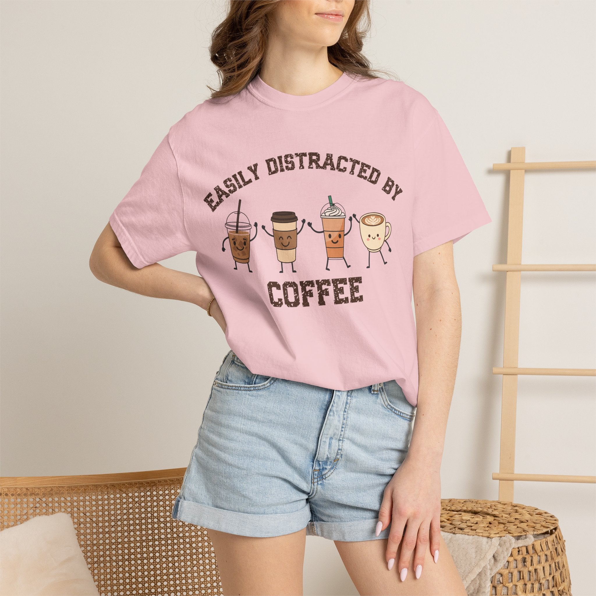 Easily Distracted By Coffee T-Shirt