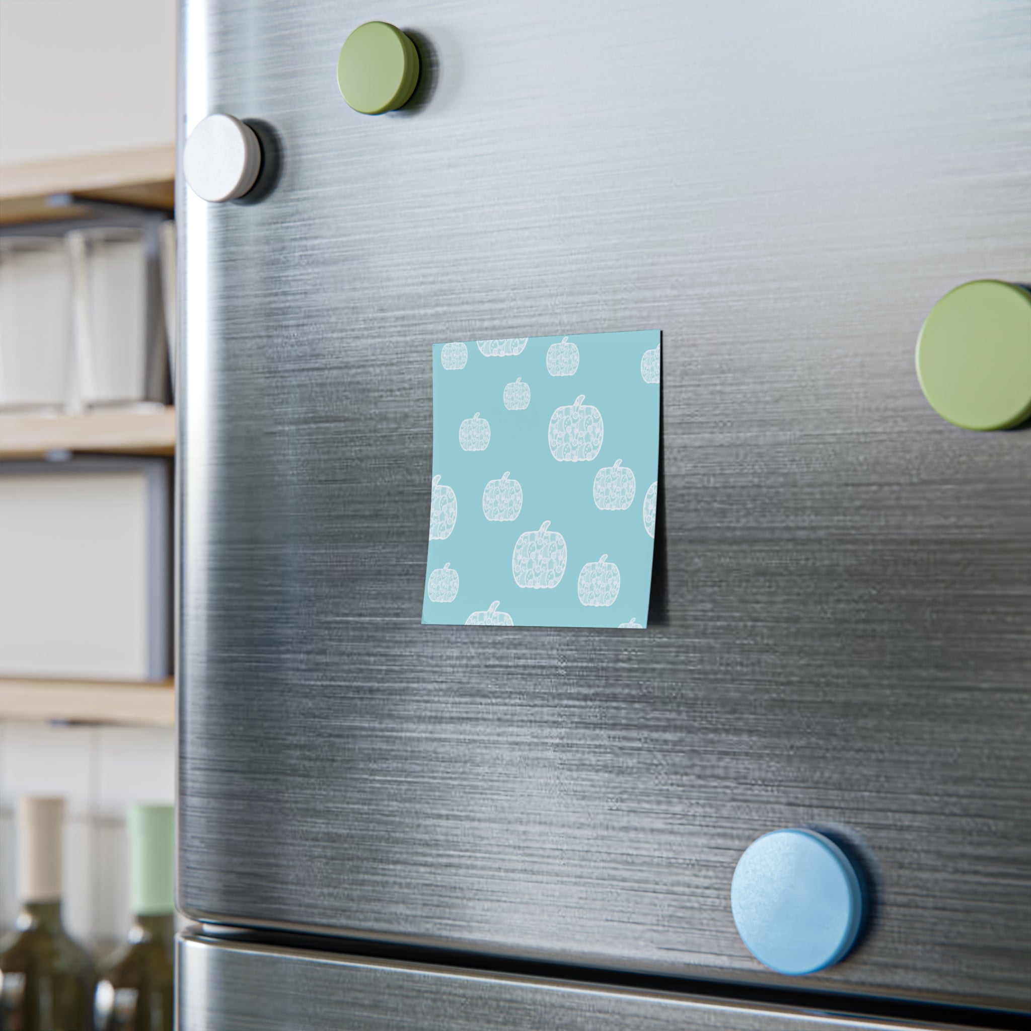 Teal Pumpkin Post-It Note Pads, Fall Themed Sticky Notes, Fall Memo Pads, Perfect for Autumn