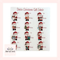 Santa Christmas Gift Labels
