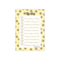 Sunflower To Do Checklist Sticky Notes for Planning & Lists