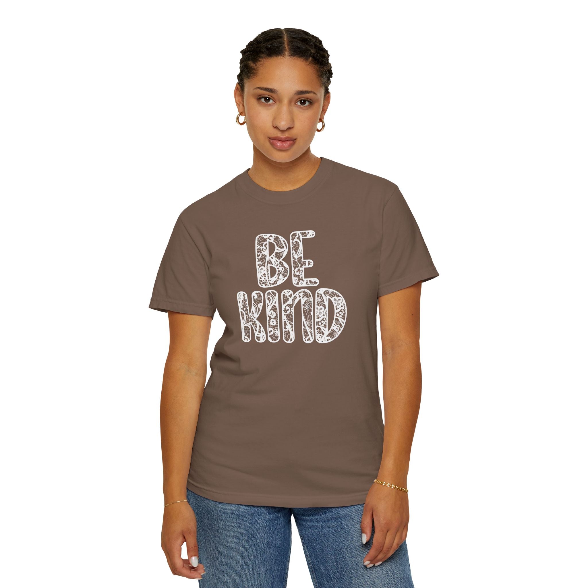 Lace Be Kind Shirt - Cute Be Kind Shirt, Compassion shirt, Casual Wear, Comfort Color shirt
