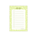 Green Floral To Do Checklist Sticky Notes for Planning & Lists