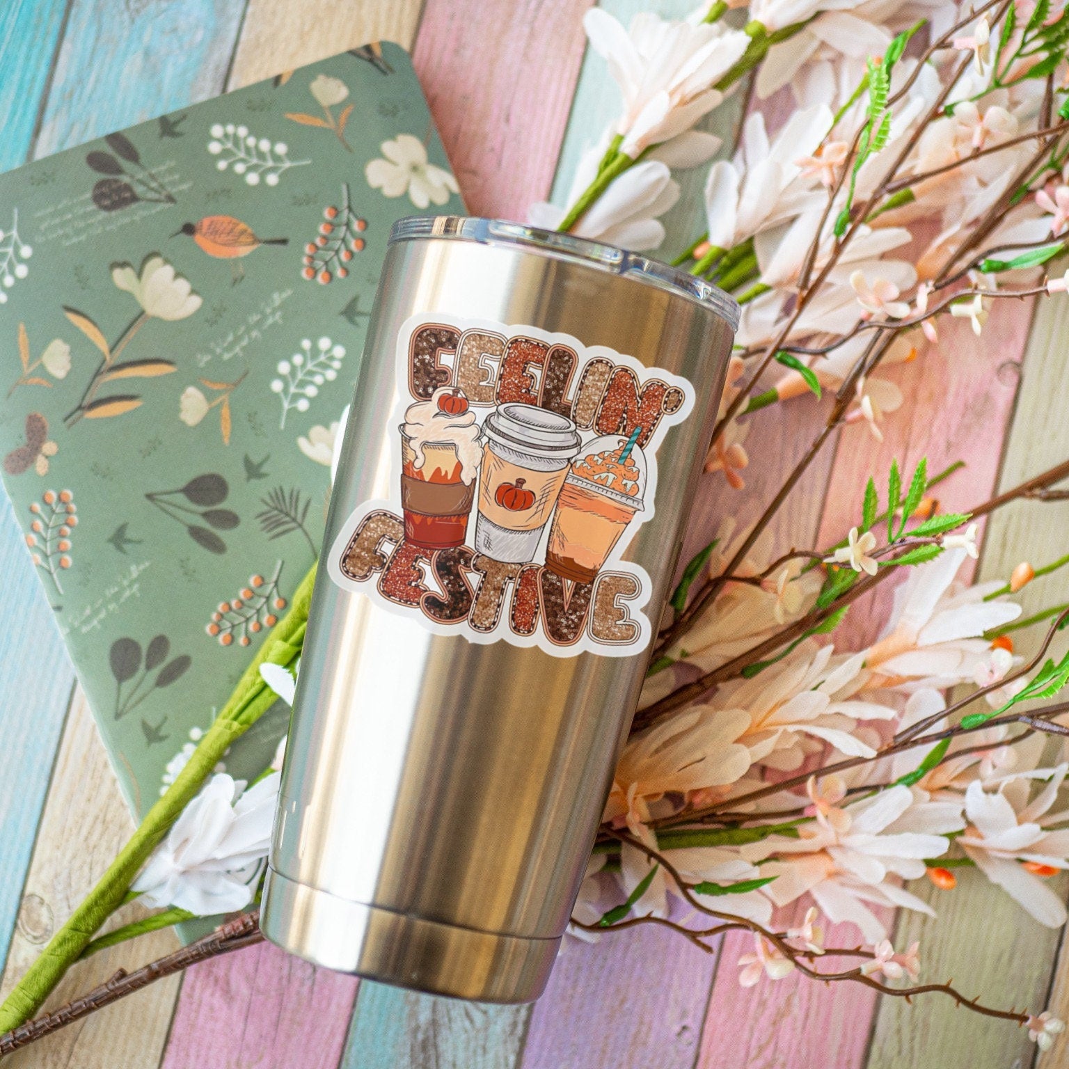 Feelin' Festive Sticker