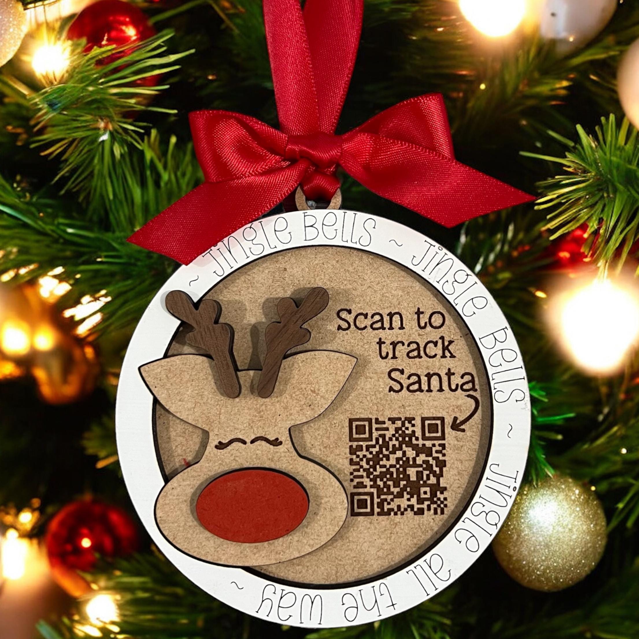 Santa Tracker Ornaments (Choose One)