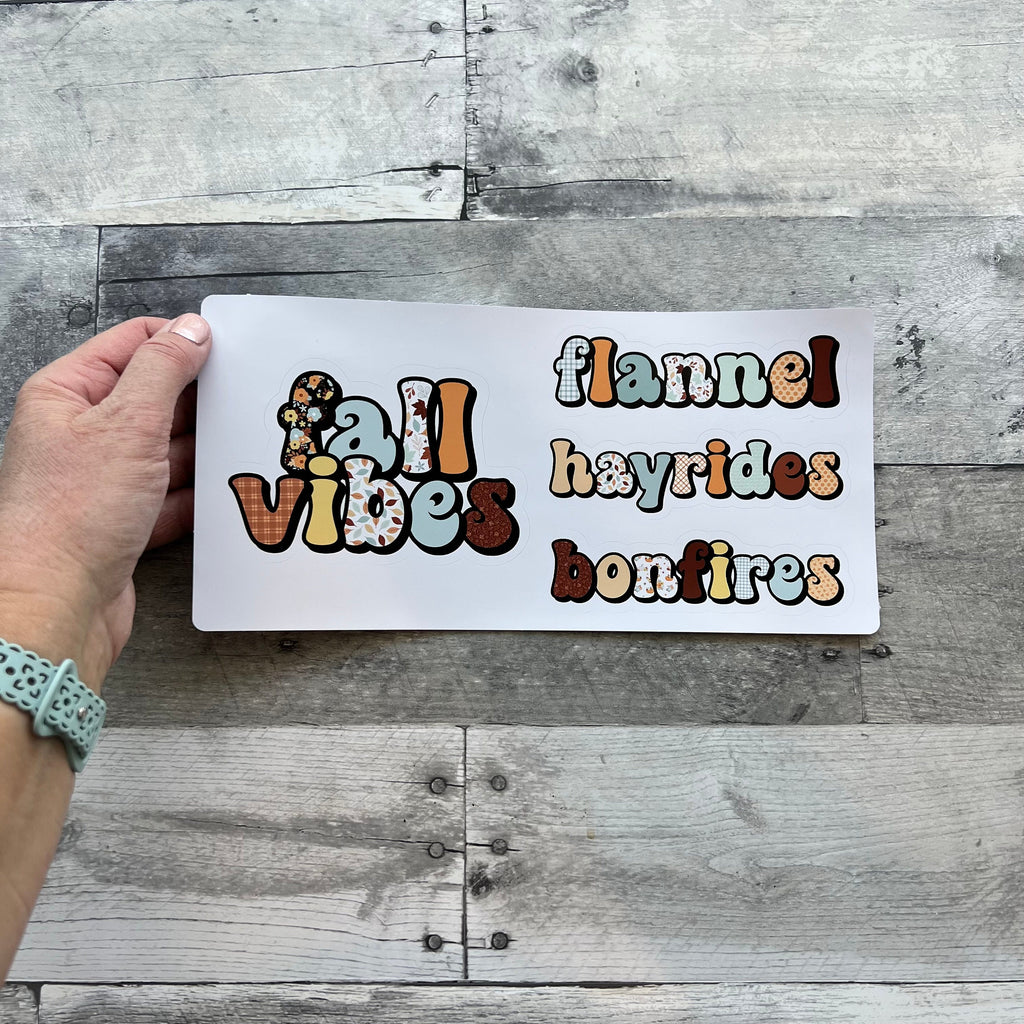 Fall Vibes Sticker Set