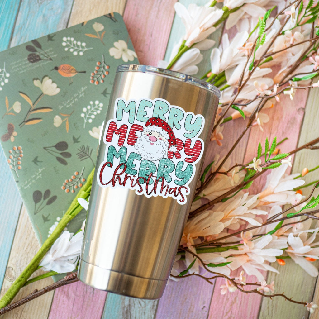 Merry Merry Merry Christmas Sticker