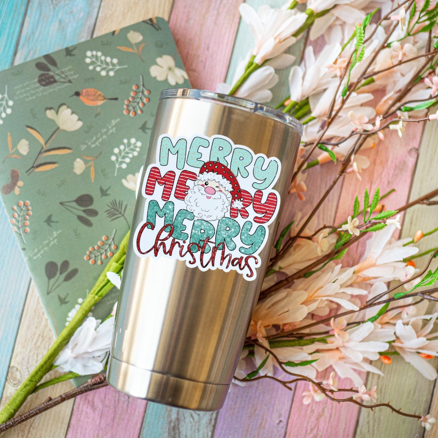 Merry Merry Merry Christmas Sticker