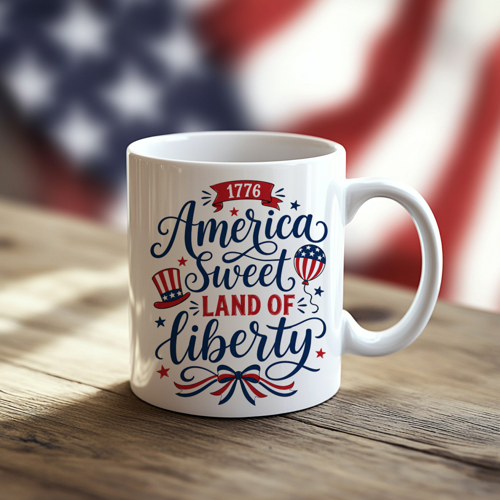 Patriotic Mugs for America's 250th