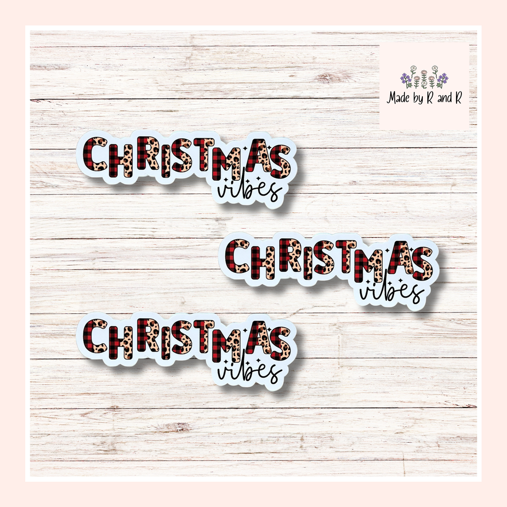 Christmas Vibes Sticker Set of 3