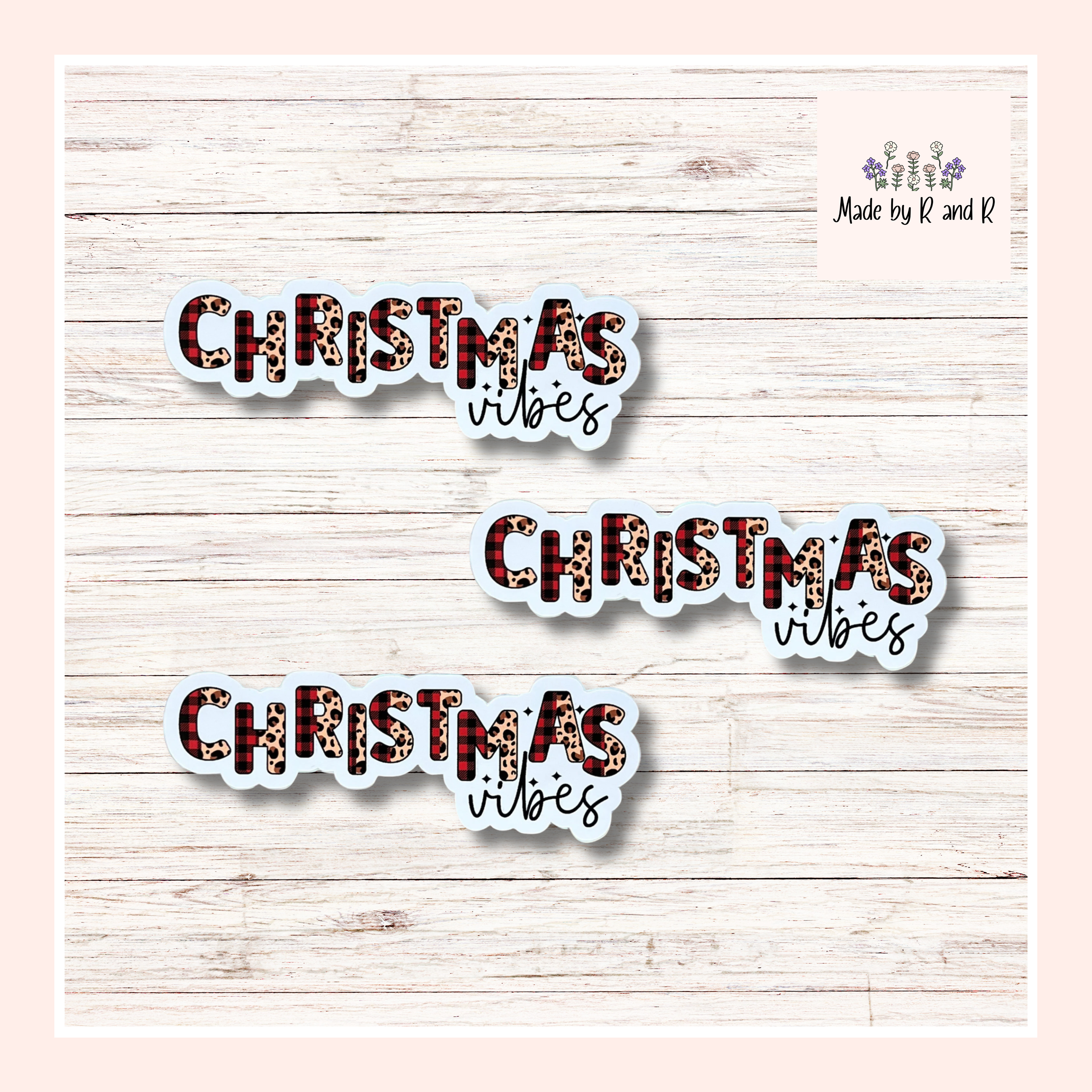Christmas Vibes Sticker Set of 3