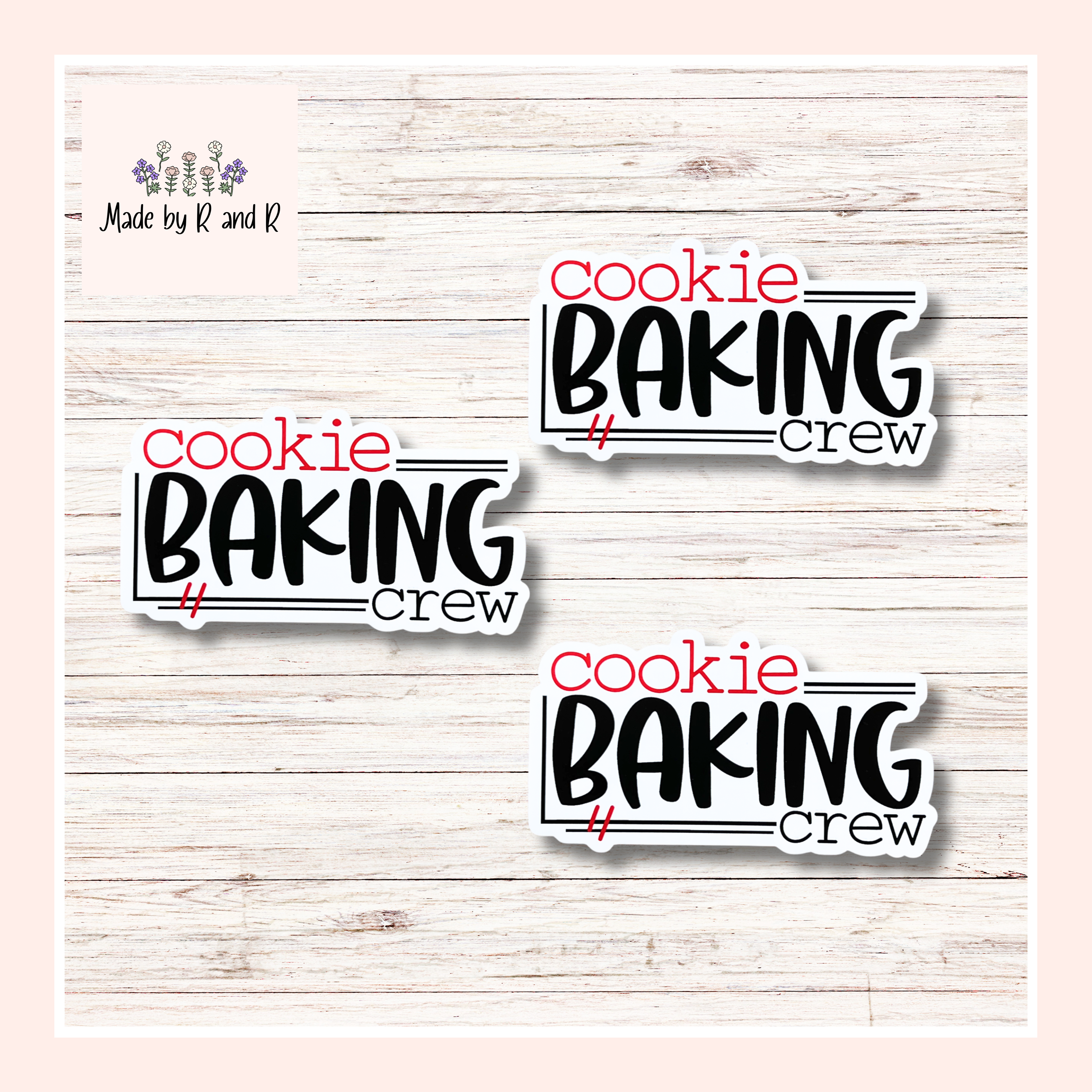 Cookie Baking Crew Sticker (Set of 3)