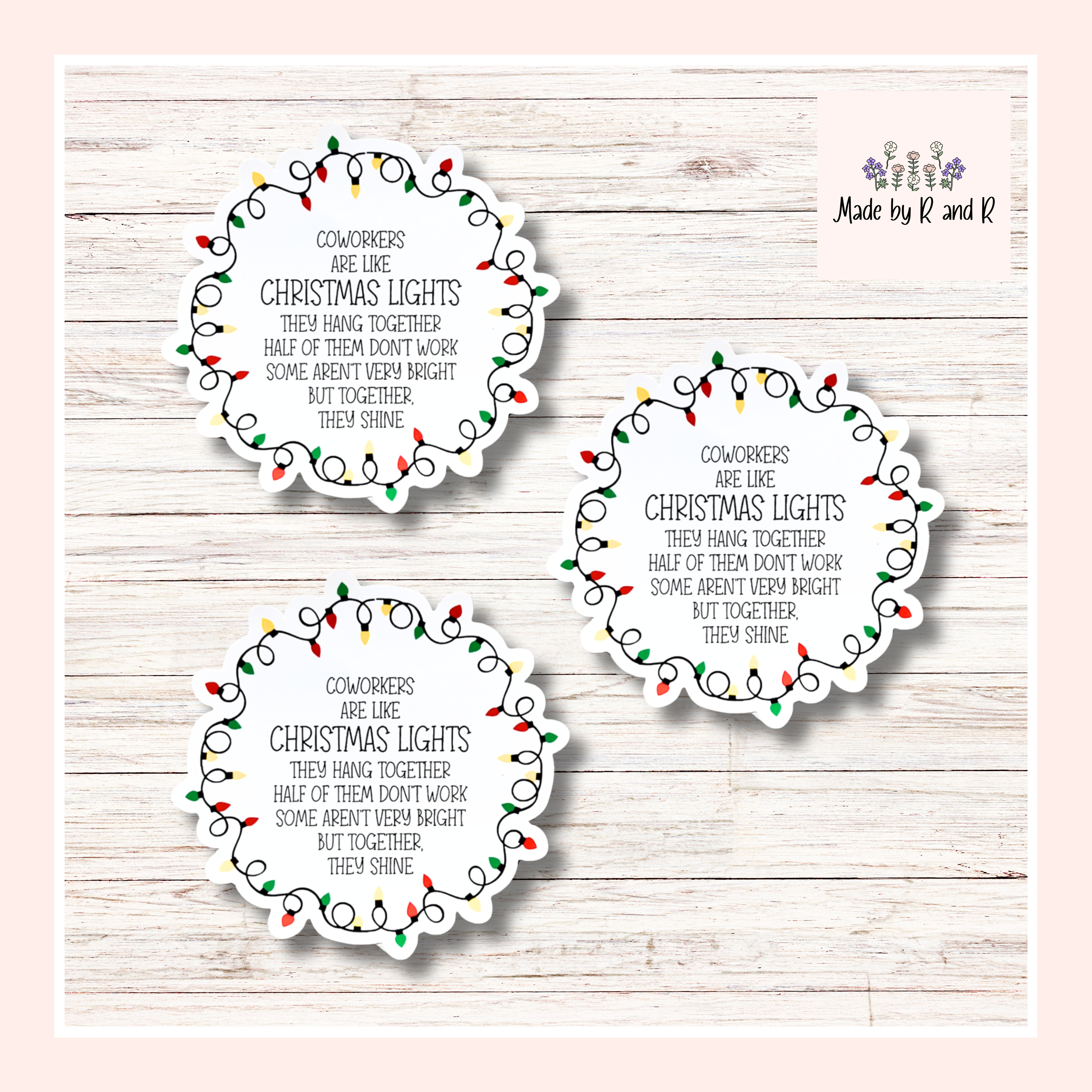 Coworker Sticker Set of 3