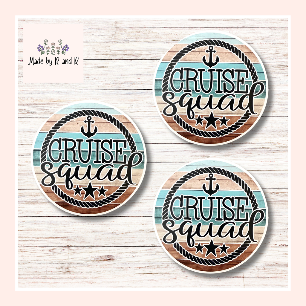 Cruise Squad Sticker (Set of 3) From Made By R And R